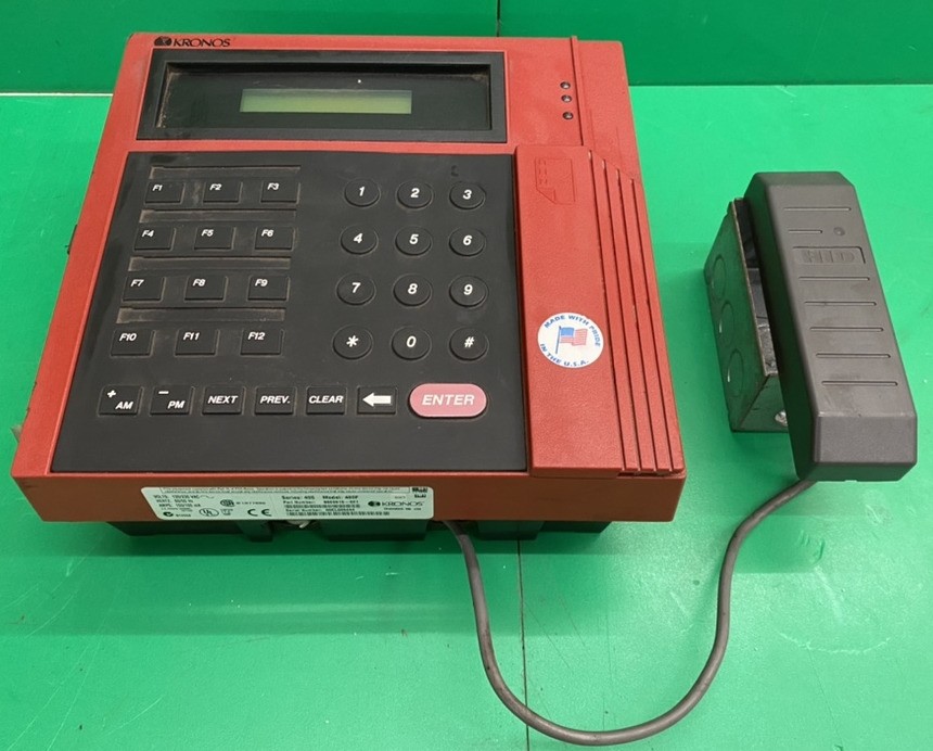 Kronos 480F Timeclock (Untested)
