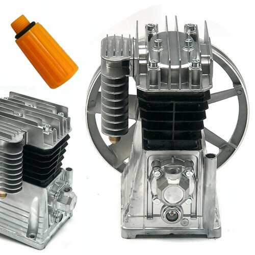 Air Compressor Pump Head Single Stage Twin Cylinder Air Compressor Pump Head USA