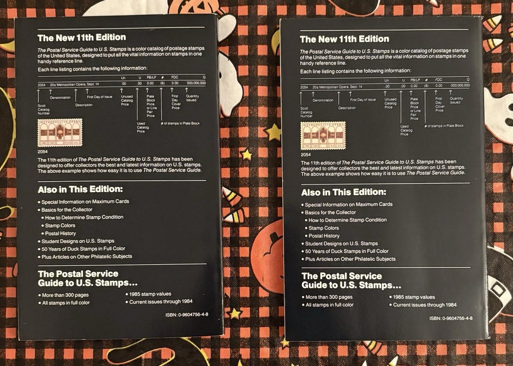 (2) Vintage NEW The Postal Service Guide to US Stamps 1985 Book *MINT Condition*