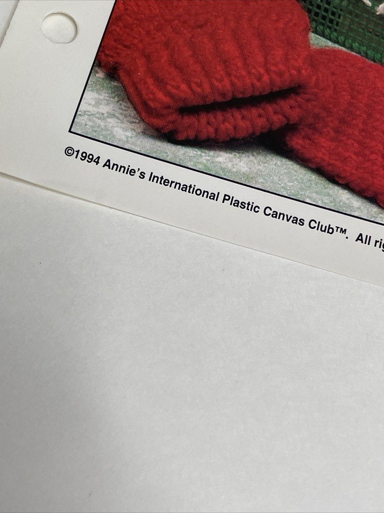 Snowman Tote Annie's Attic Plastic Canvas Pattern