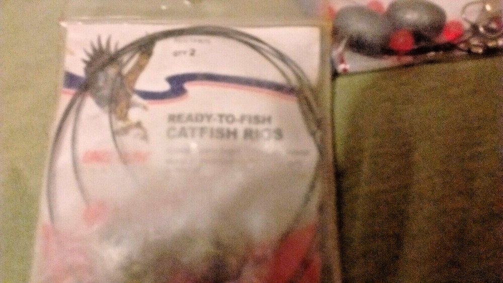 2 EAGLE CLAW CATFISH RIGS NEW 2 IN PACK CONTAINS 2 RIGS PER PACK