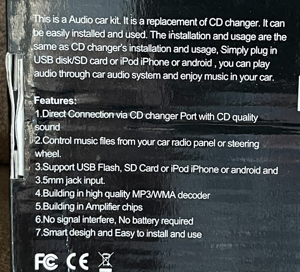 Car Audio Interface - WT-USB01 USB Car Adapter - Missing USB Connector Parts