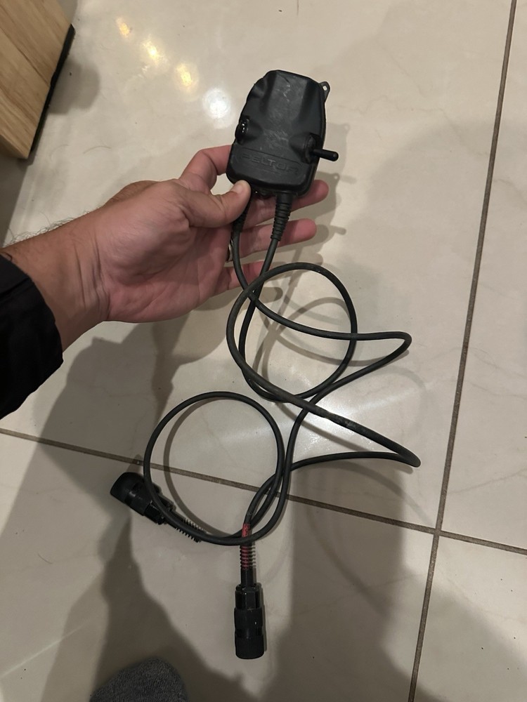 Peltor Single Input Dual Comm Output PTT Headset Adapter