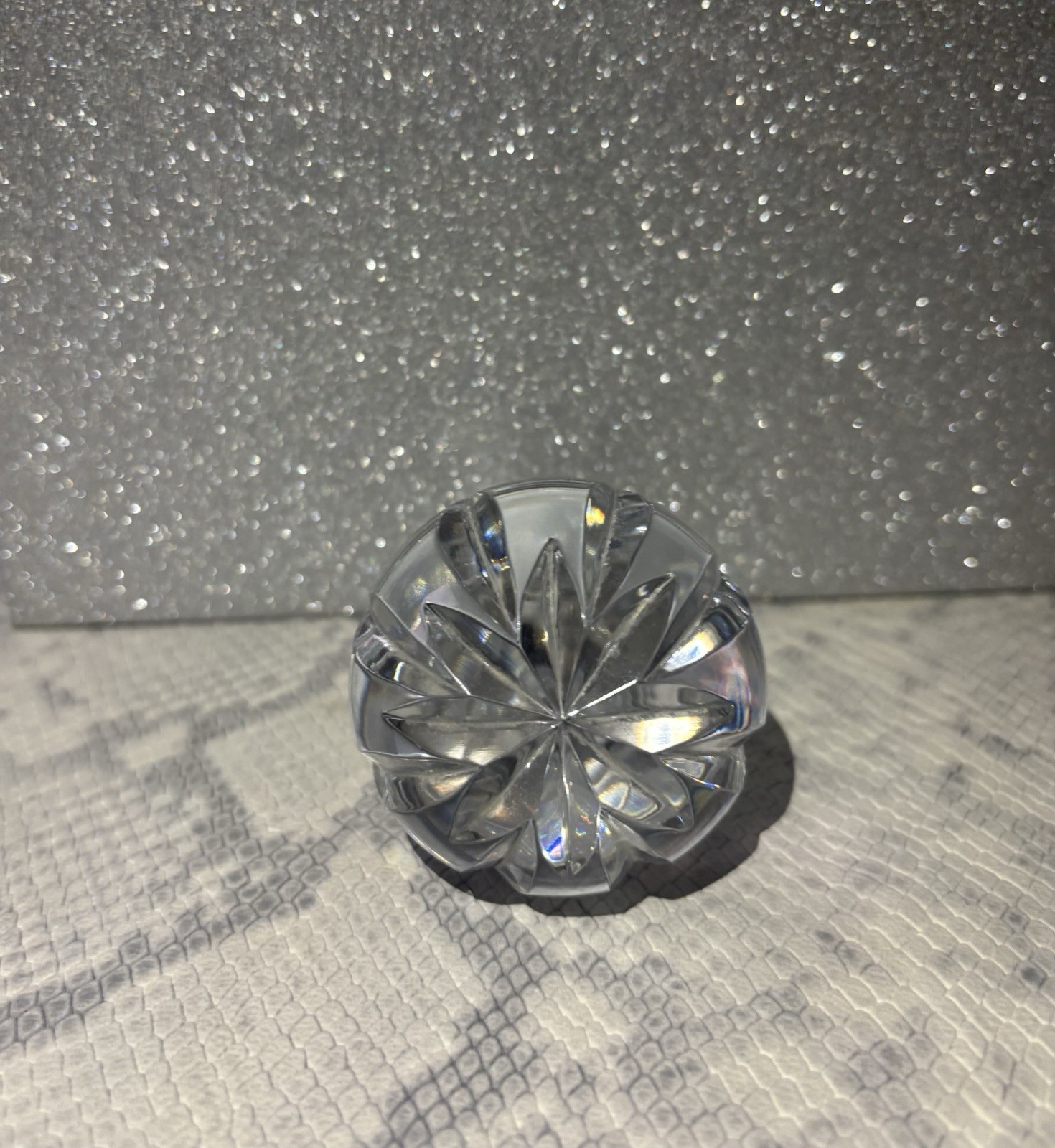 R&D, Sterling And Crystal Decanter By Robert’s&Dore From The Mid 20th Century ￼