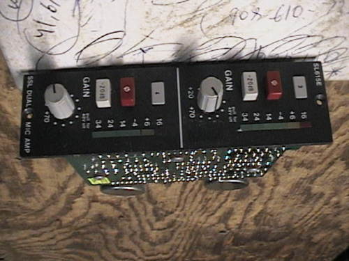 Solid State Logic SSL SL615E 2 Channel Mic Pre amp 6000  /ARMENS