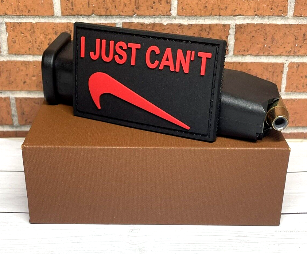 PVC Tactical Morale Patch, I Just Can't Patch, Funny Meme Gun Patch