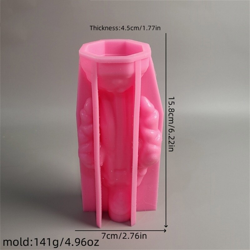 Multipurpose Silicone Mould for Cement Cup Storage Container