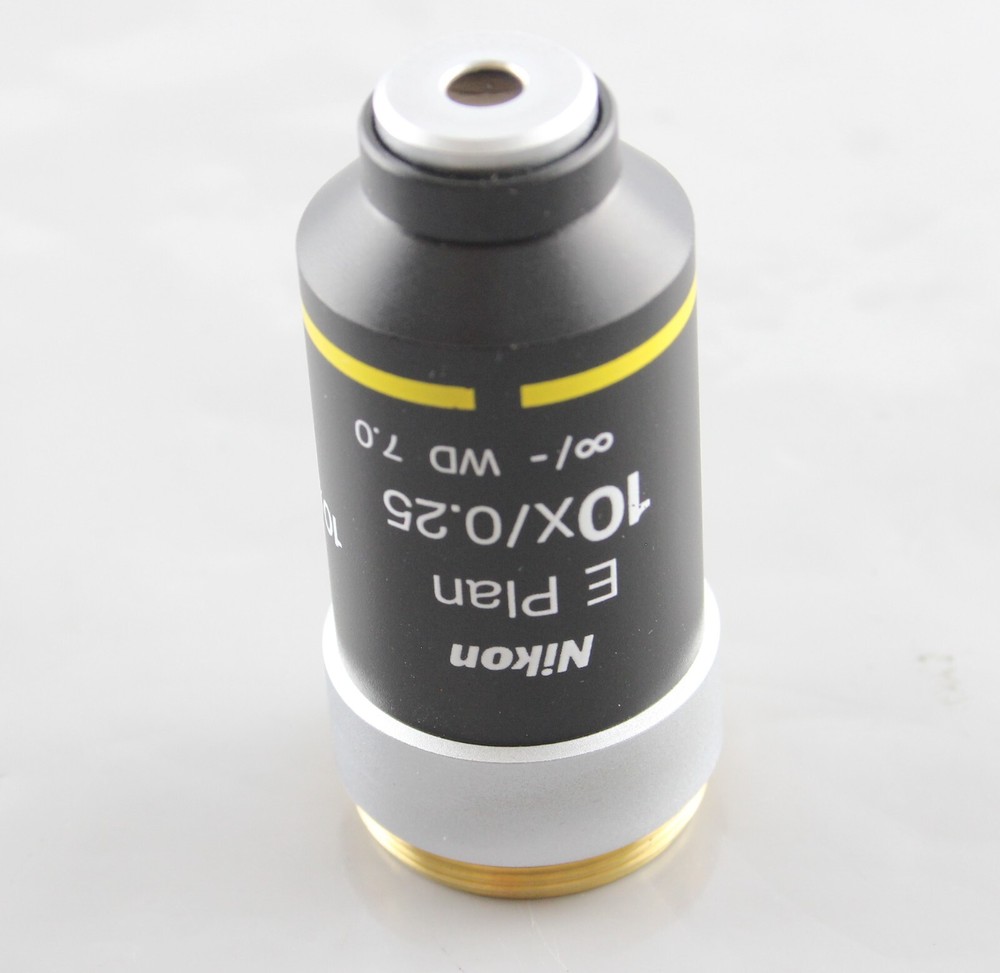 Nikon E Plan 10x 0.25 CFI Infinity Microscope Objective Eclipse E & i Series