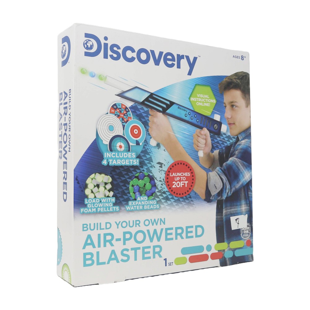 Multicolor Discovery Air Powered Blaster, NEW IN BOX