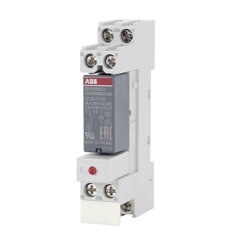 ABB intermediate relay CR-P024DC1 small DC24 DC 12vac CR-PSS base.