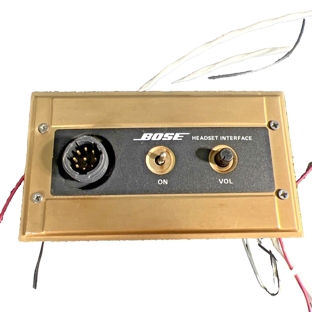 Bose Headset Interface