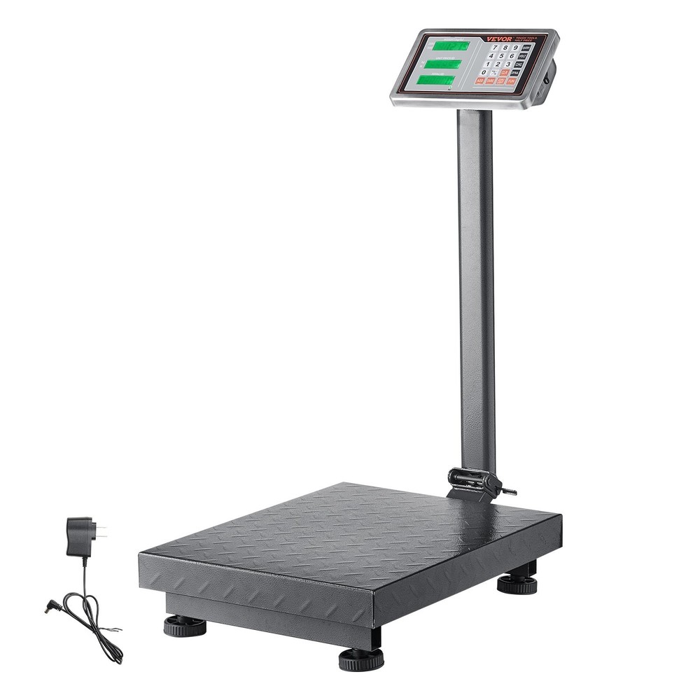 660lbs Weight Computing Digital Floor Platform Scale Postal Shipping Mailing
