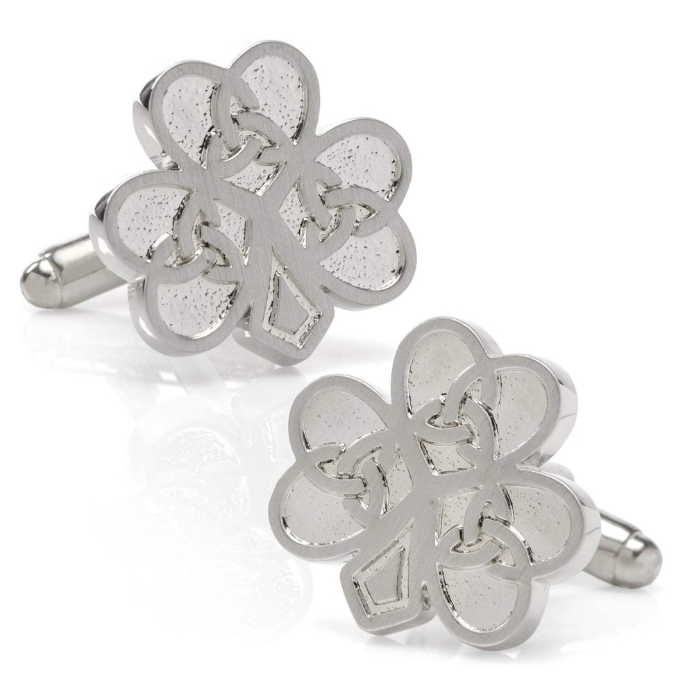 Celtic Knot Shamrock Cufflinks