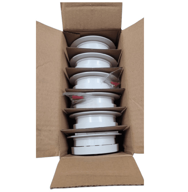 6-PACK Kidde i9040 Battery-Operated Ionization Sensor Smoke Alarm