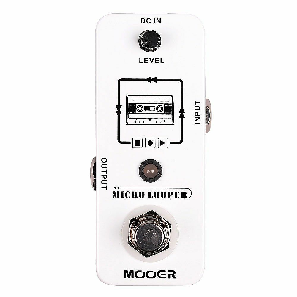 Mooer Micro Looper 30 minute Loop Recording Guitar Effects Pedal