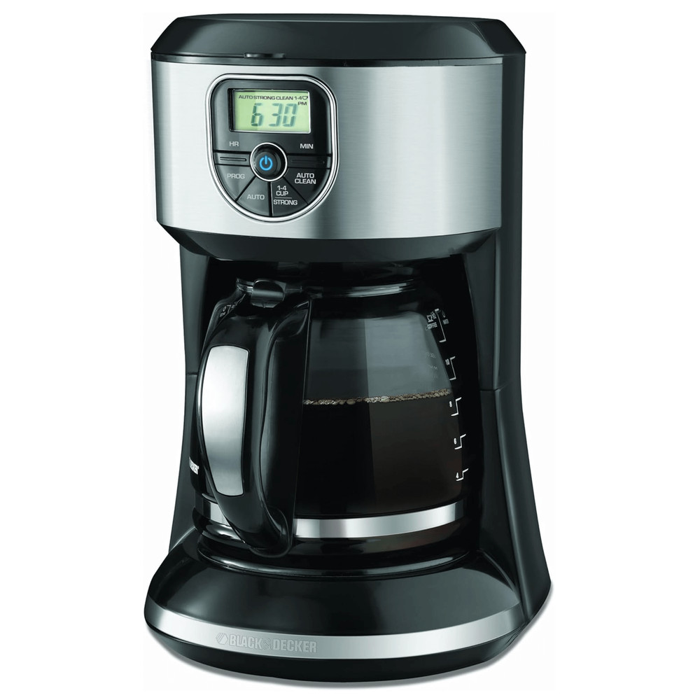 Black & Decker 12-Cup Programmable Coffeemaker with Quick Touch - REFURBISHED