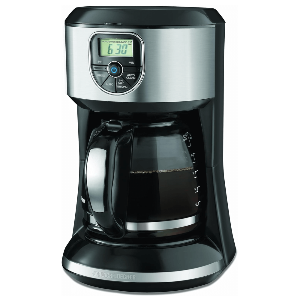 Black & Decker 12-Cup Programmable Coffeemaker with Quick Touch - REFURBISHED