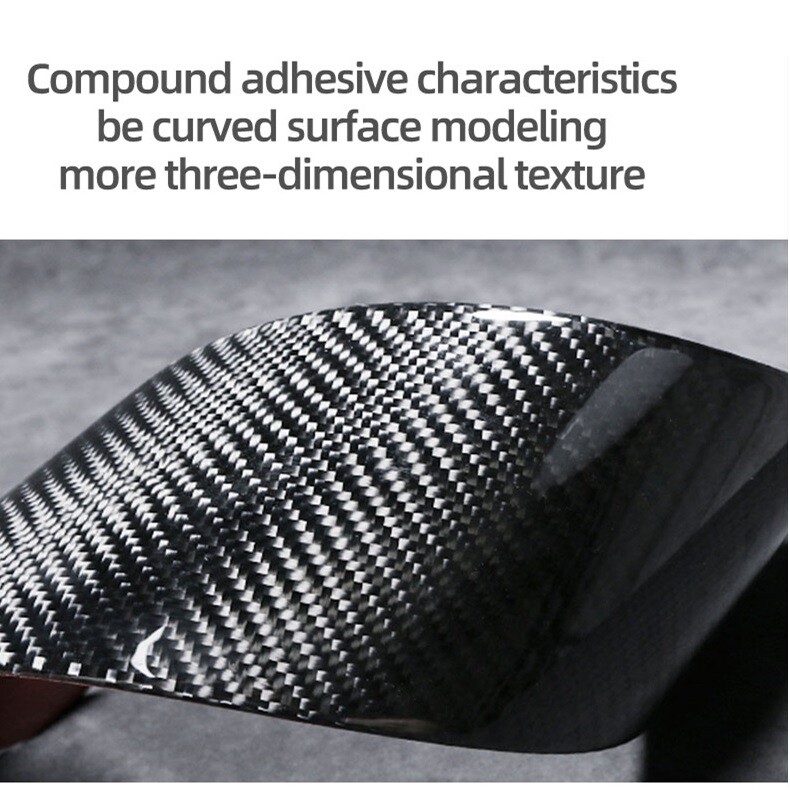 For 2017-2022 Honda CRV CR-V Carbon Fiber Console Gear Shift Panel Cover Trim