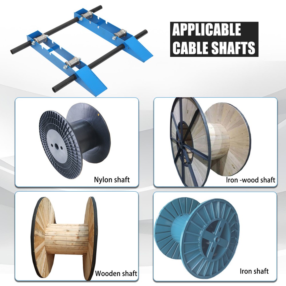 Cable Roller Stand for Wire Reel Diameter Cable Drum Roller Reel Dispenser