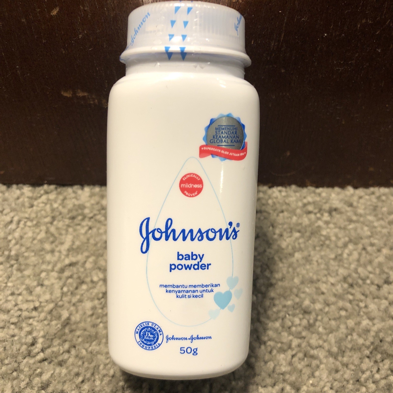 EXP 11/25 - X6 MINI Johnson's Baby Powder Silky Soft Skin W/ Talc 1.8oz (50g)