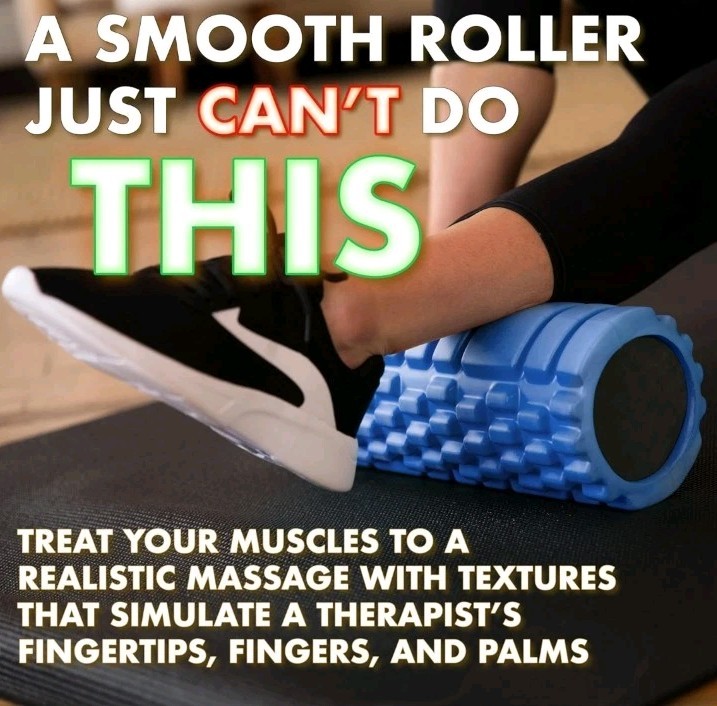 321 STRONG Foam Roller - Medium Density Deep Tissue Massager for Muscles