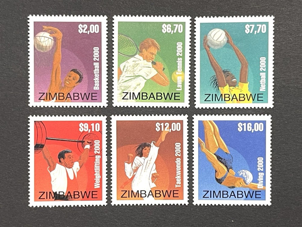 2000 Zimbabwe Sporting Activities (Mint)