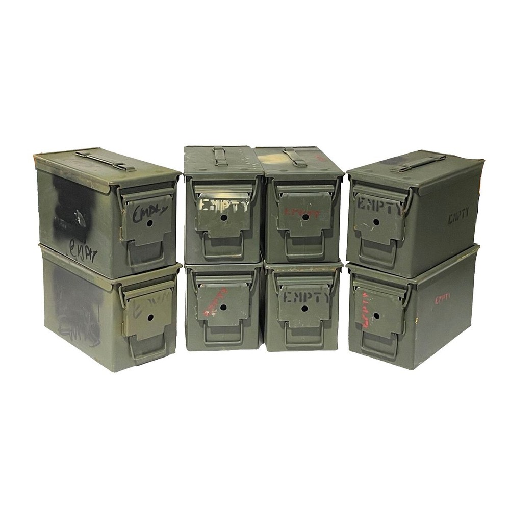 50 cal ammo cans Grade 2 (8 Pack)