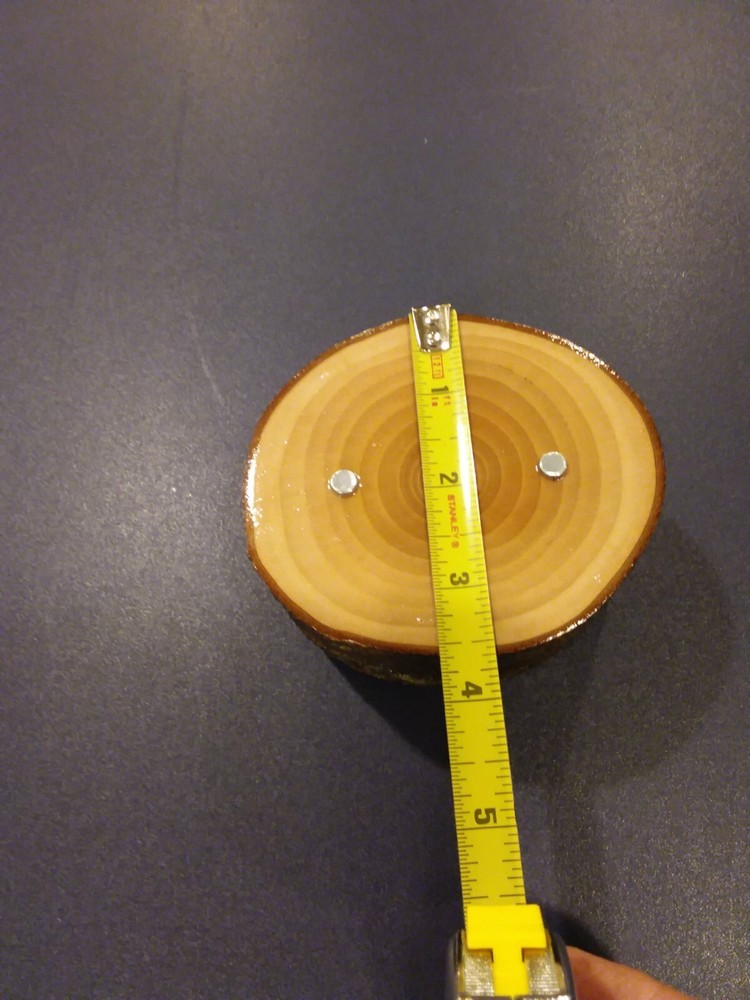KNIFE DISPLAY STAND, SOLID PEAR WOOD
