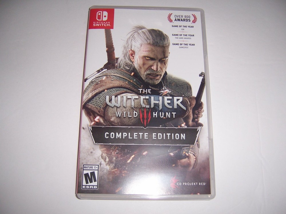Original Box Case Replacement Nintendo Switch for THE WITCHER WILD HUNT