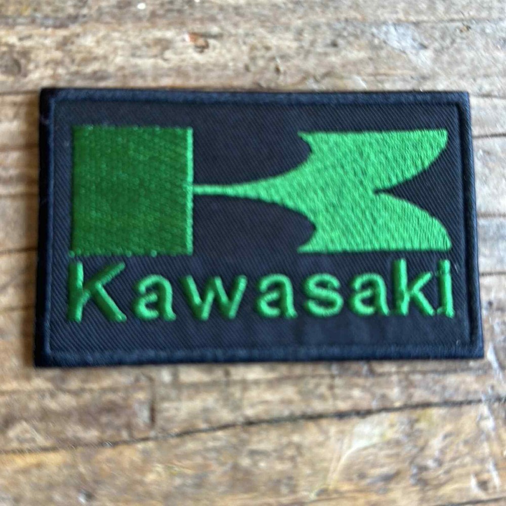 Kawasaki Moto Sew On Patch