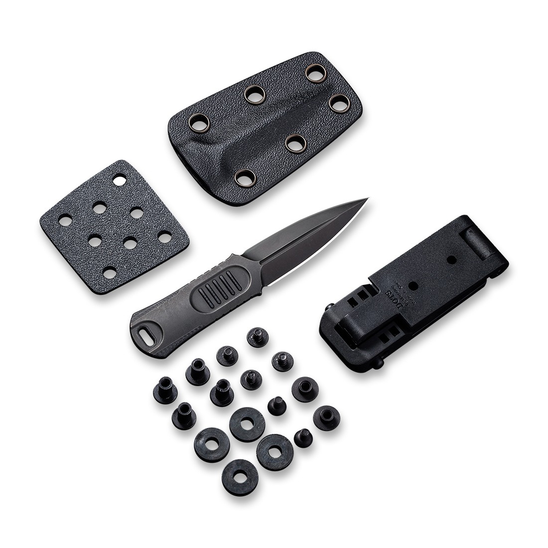 WE Knife OSS 2017E Fixed Blade Black CPM 20CV Stainless G10 Neck Knives