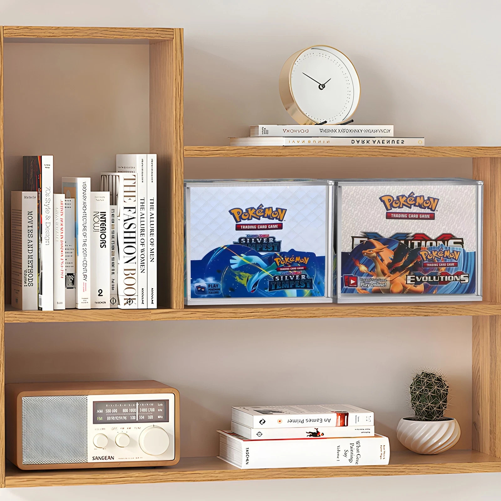 Pokemon Magnetic Booster Box Acrylic Case Not include Booster Box Not Fit ETB!!!