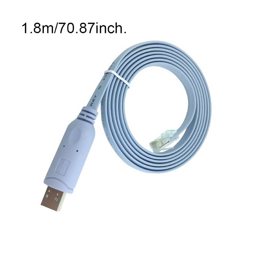 USB RJ45 Network Switch Cable For Cisco H3C Router Rollover Console Debug Line d