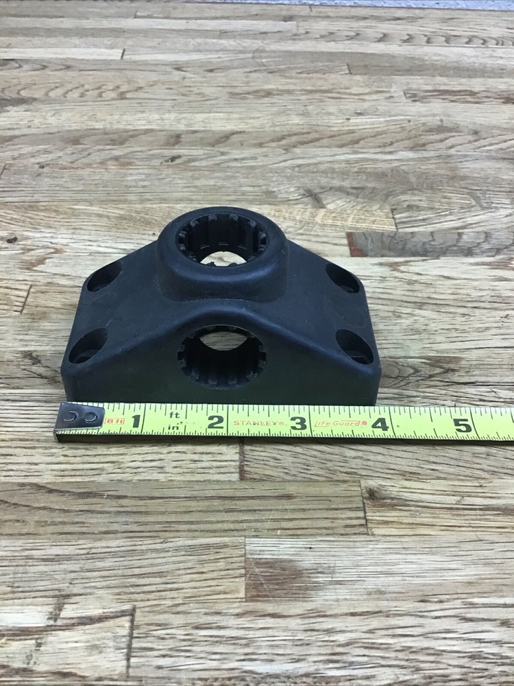 Generic Combination Side/Deck Post Mount Rod Holder Mounting Bracket Black UM-A