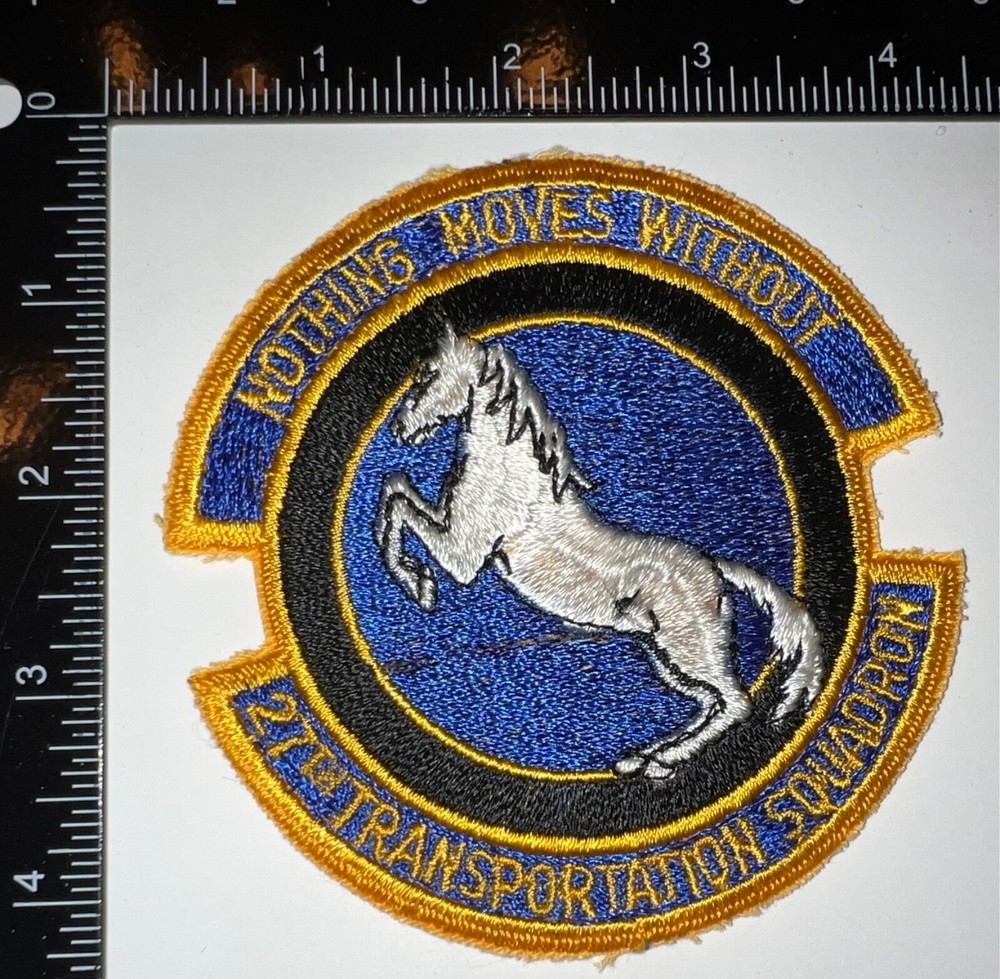 Cold War USAF US Air Force 27th Transportation Squadron Patch