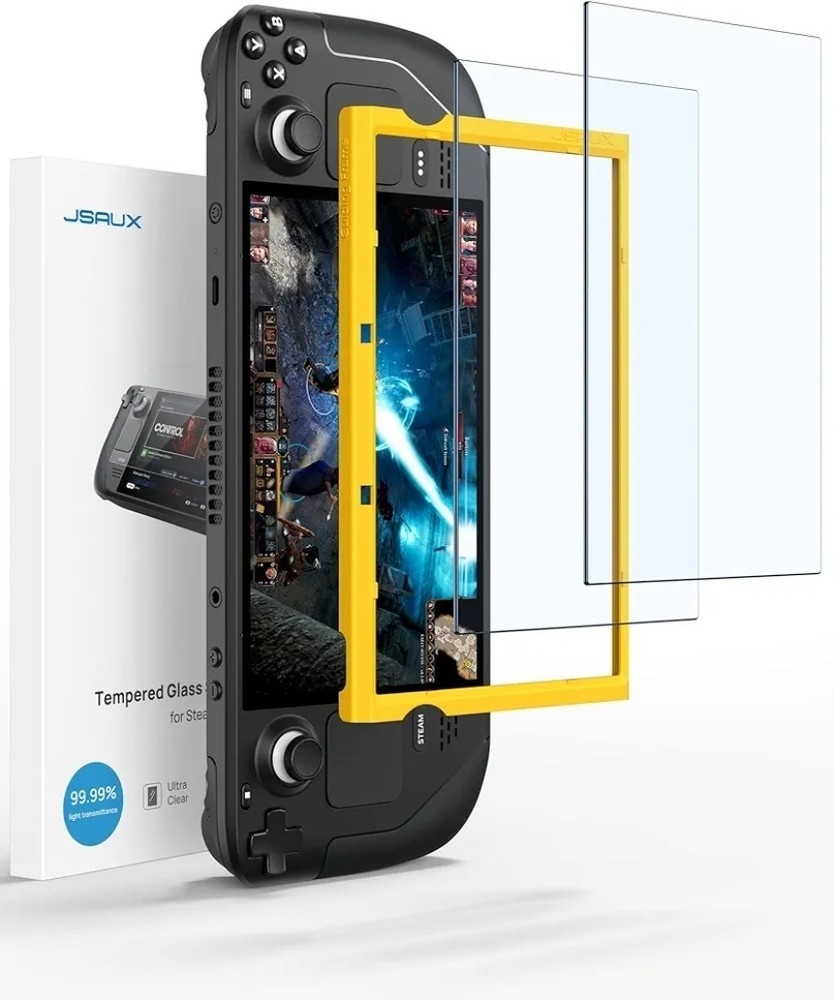 JSAUX 2-Pack Screen Protector for Steam Deck, Ultra HD Glass Protector 9H...