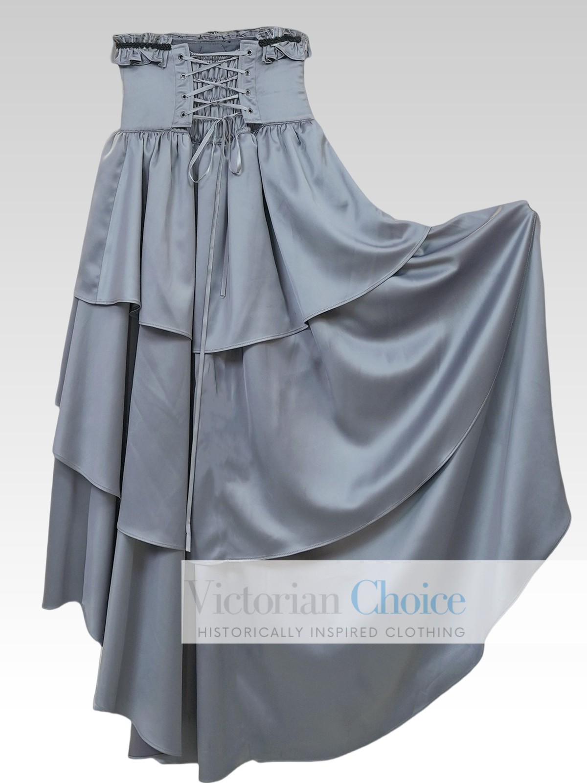 Vintage Victorian Edwardian Romantic High-Waisted Skirt Cosplay Fantasy K060