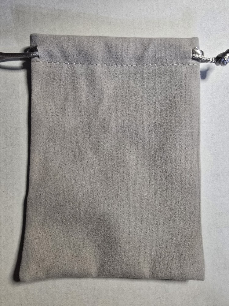 Small Plain Dice Bag Grey