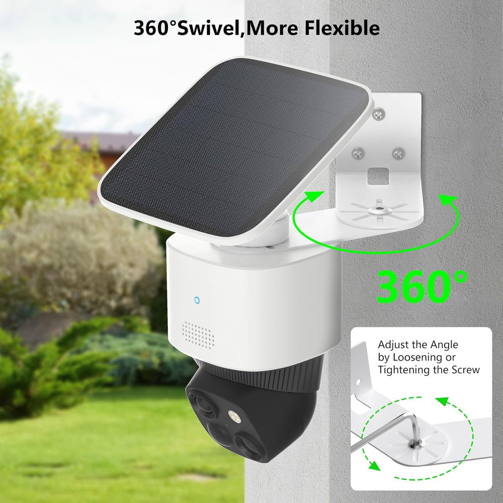 2Pack Adjustable Corner Mount Bracket Compatible with Eufy Security Solocam S340