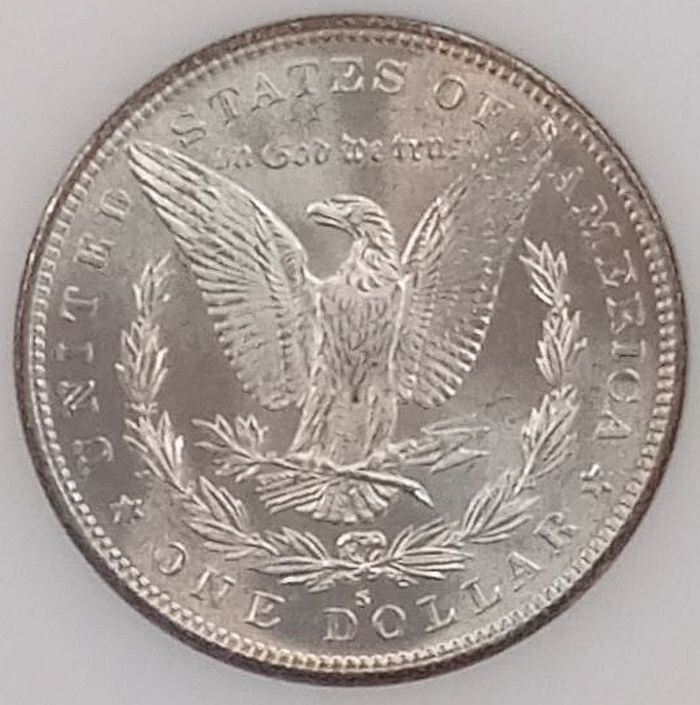 1882 S Morgan Dollar Silver Dollar Uncirculated.