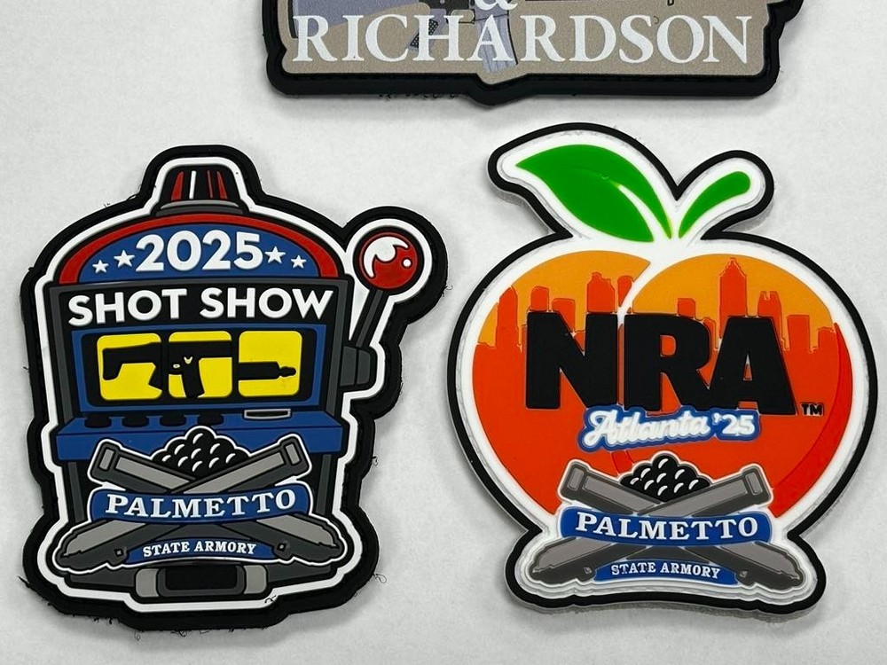 Palmetto State Armory (PSA) SHOT/NRA Show 7 Patch Bundle, Hook/Loop, NEW!