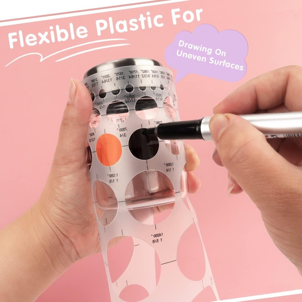 Circle Template Stencil Set for Drafting School Office Building Formwork