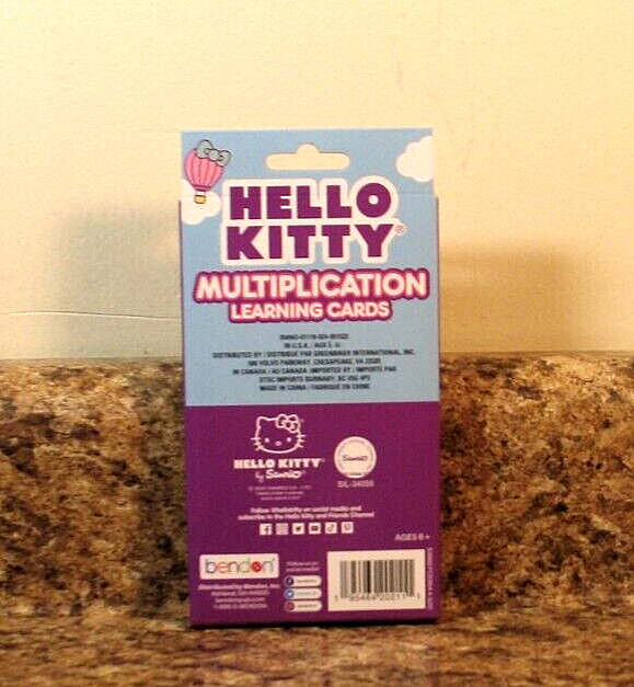 Hello Kitty Multiplication Flash Learning Cards NEW