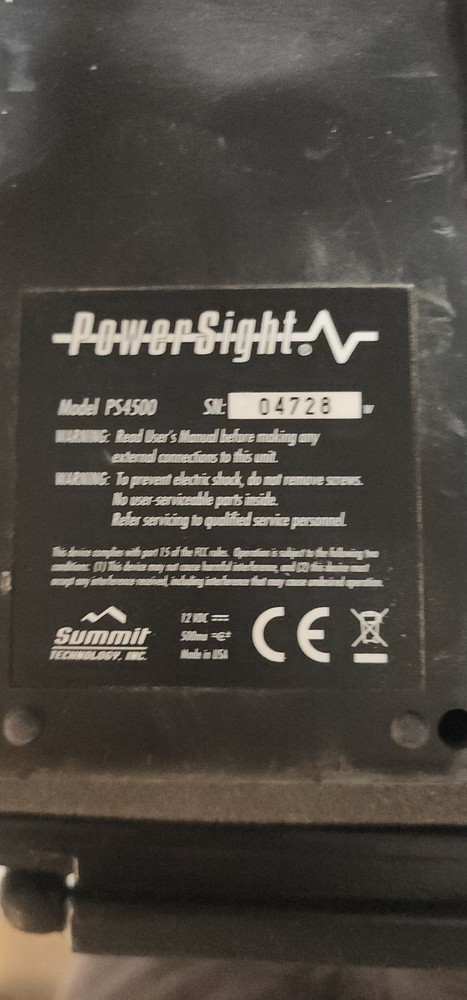 Summit Technology PowerSight PS4500 Power Quality Analyzer With 4 eFX6000 Probes