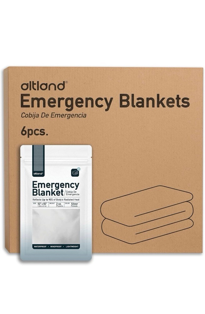 6 Pack of Emergency Blankets