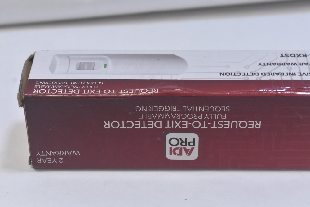 ADI Pro Request To Exit Detector Fully Programmable Sequential Triggering White