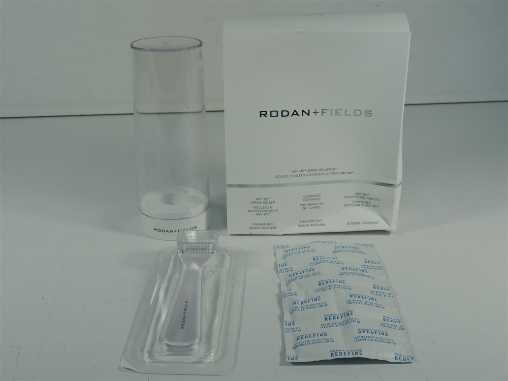 Rodan and Fields AMP MD Derma-Roller & Purification Tablets Kit