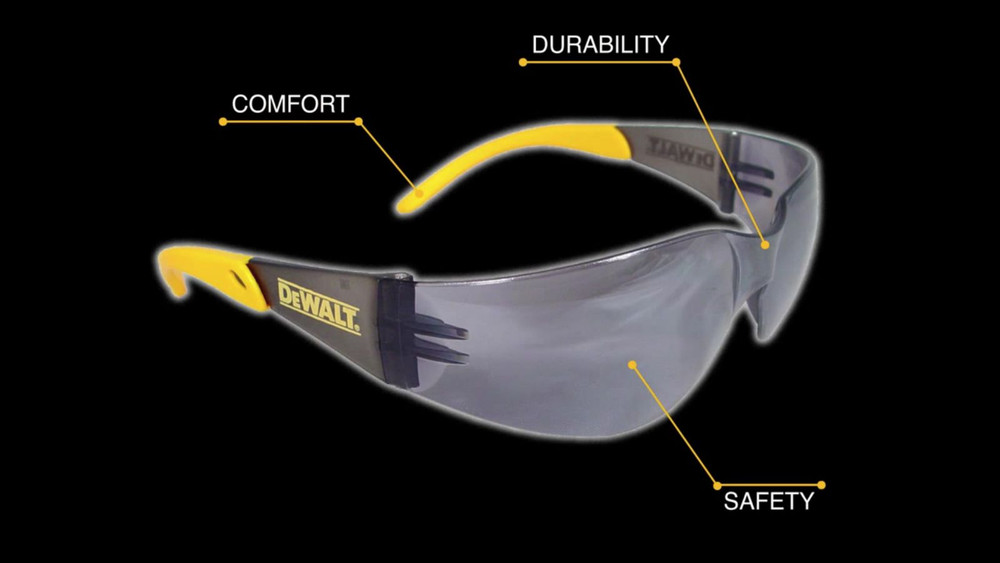 12 pack Dewalt DPG54-2D Protector SMOKE High Performance Safety GLASSES