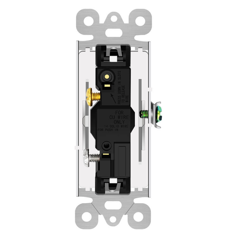 20 Pk Rocker Light Switch Wall - Single Pole Decorator Paddle Switch White NEW