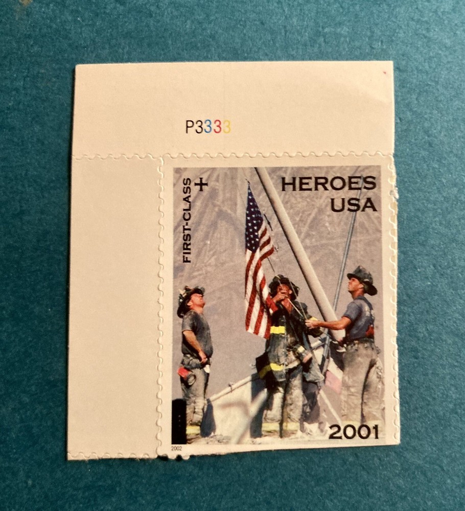 POSTAGE STAMP 2001 HEROES FIRST CLASS-SEE PICS